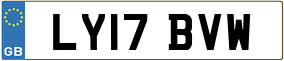 Truck License Plate